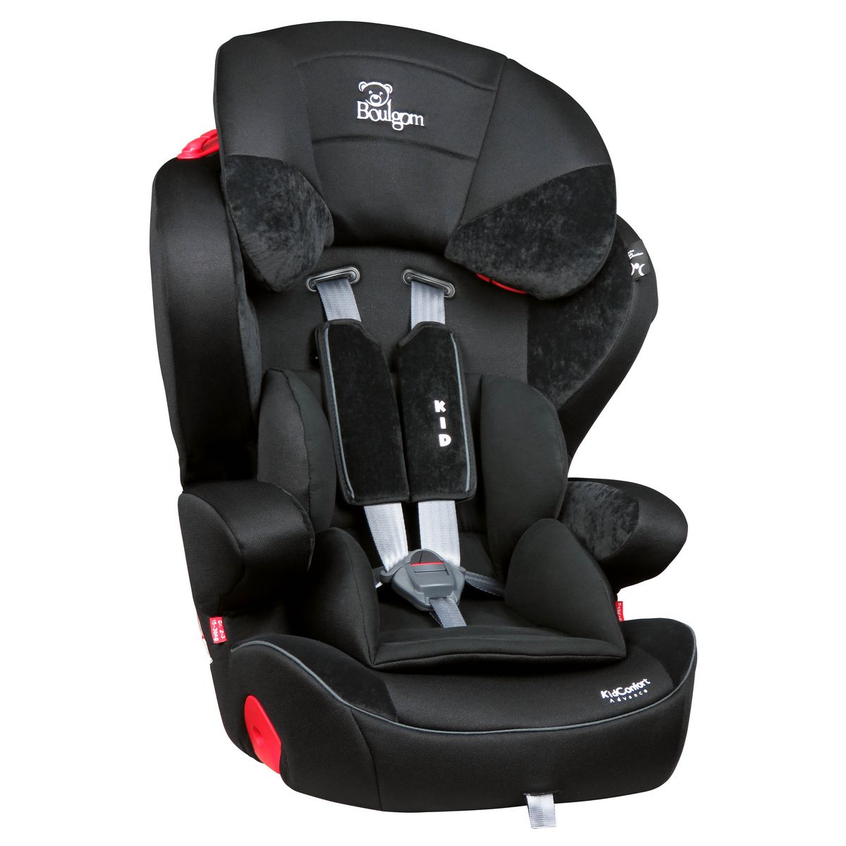 Boulgom Siège auto bébé groupe 1 2 3 Noir Advance Boulgom pas cher Auchan.fr