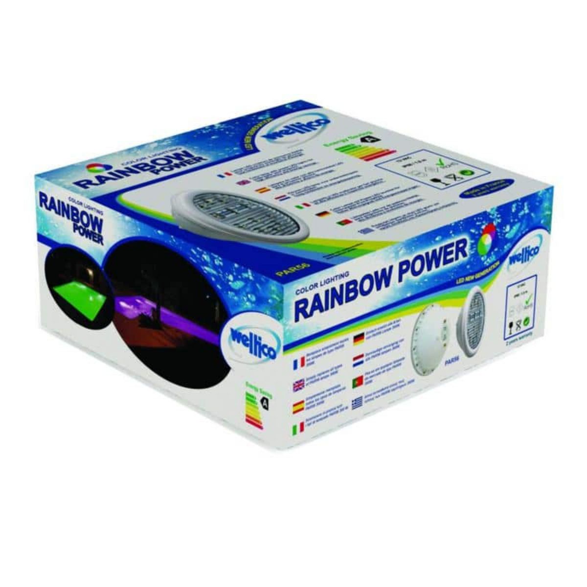 ESPACE-BRICOLAGE Rainbow Power - 12 LED couleurs - piscine
