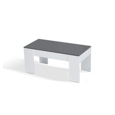 Table basse relevable MAO (Blanc/gris)