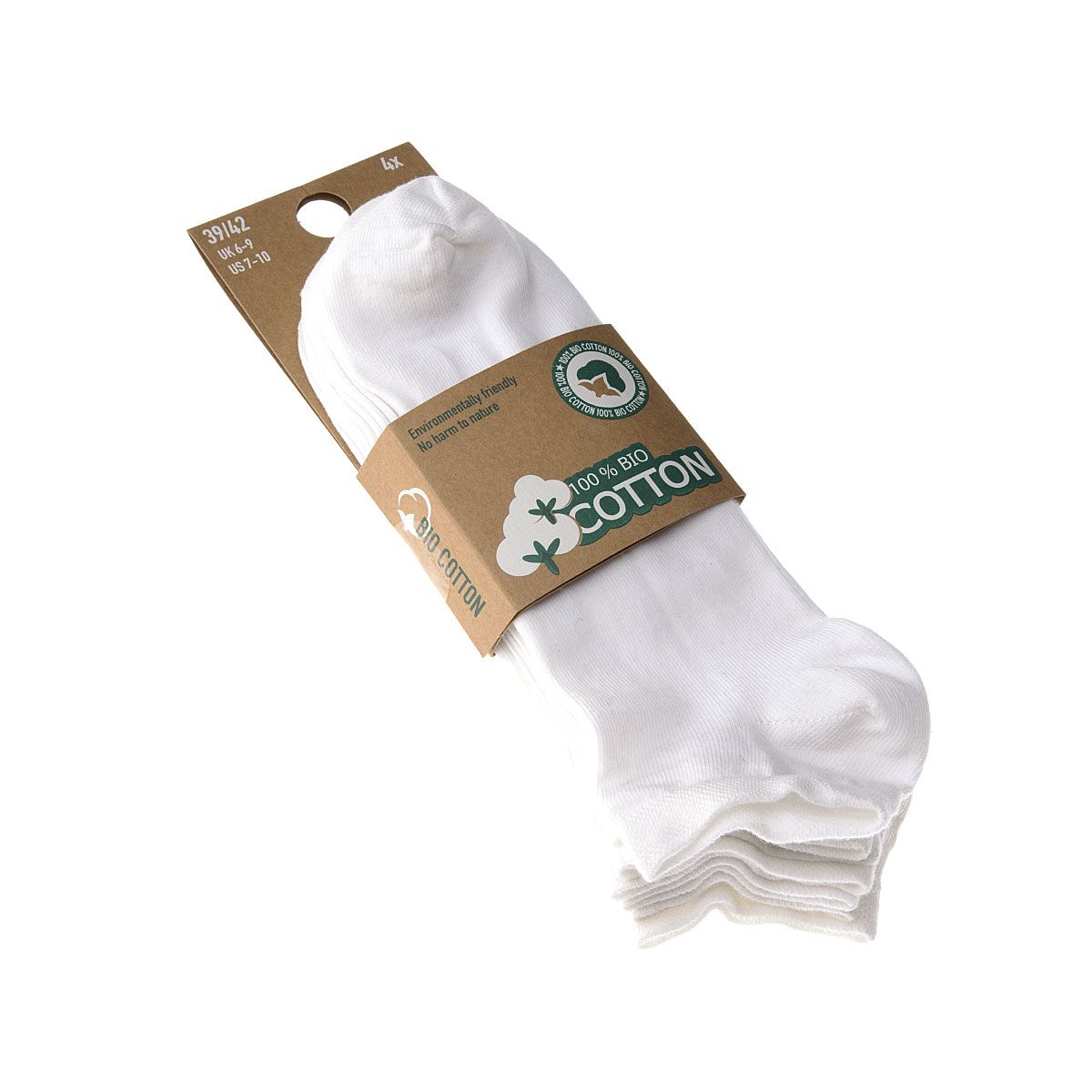 Generic Pack 10 Chaussettes Femmes Hommes 100 % Coton Bio à prix pas cher