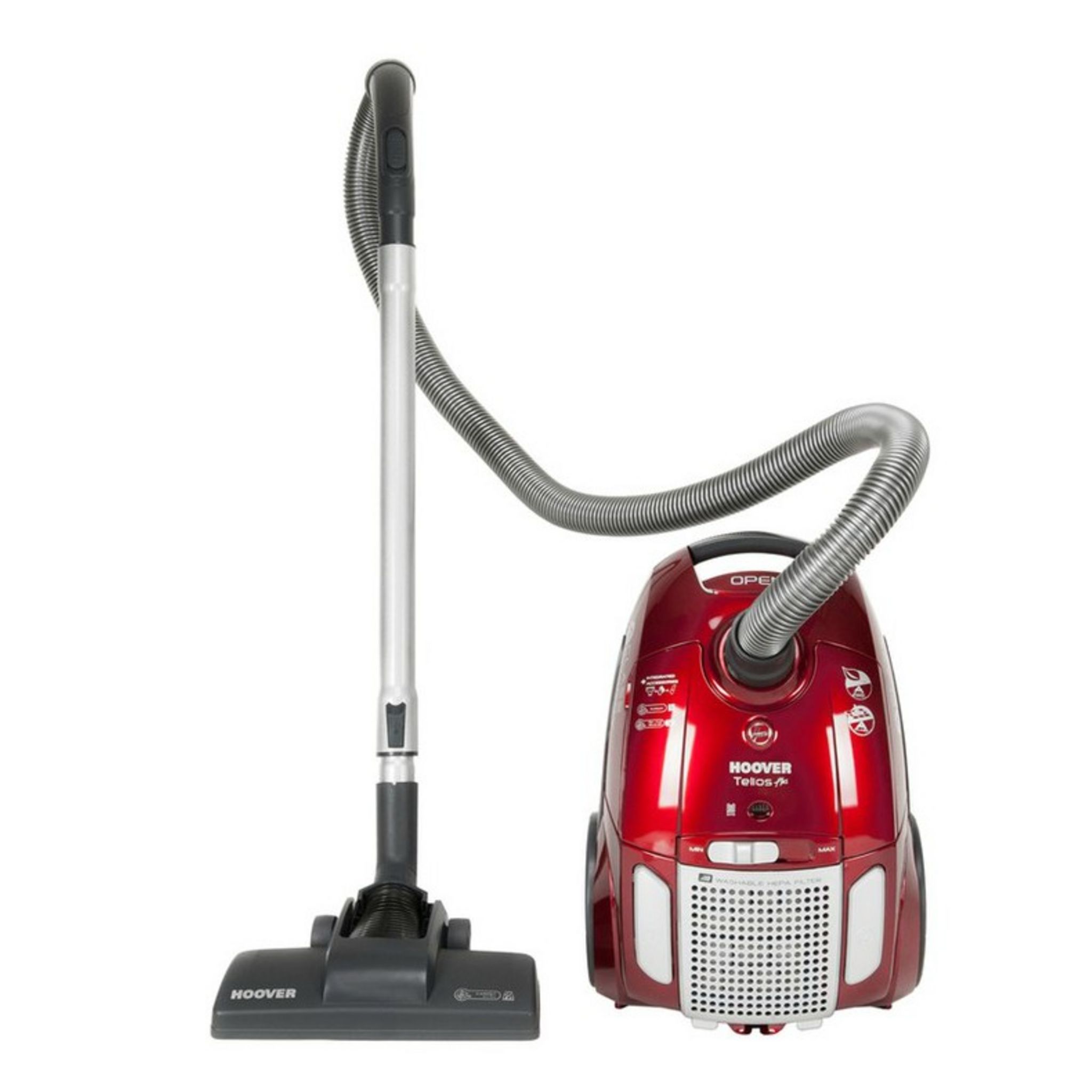 HOOVER Aspirateur avec sac TE70 TE45 Telios rouge pas cher