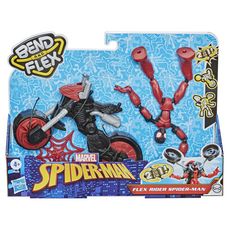 HASBRO Bend and Flex marvel Spider-man 2 en 1 Flex moto avec figurine 15 cm