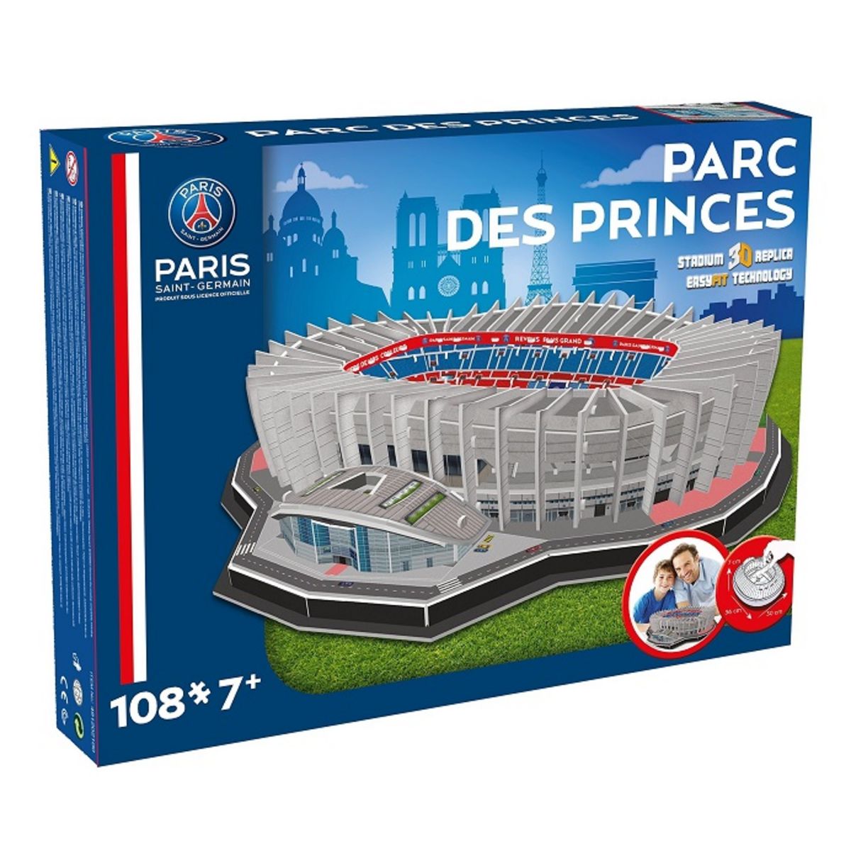 Acheter Puzzle 3D Stade Parc des Princes PSG avec Lumière - Eleven