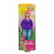 Poupée Barbie pulpeuse cheveux roses
