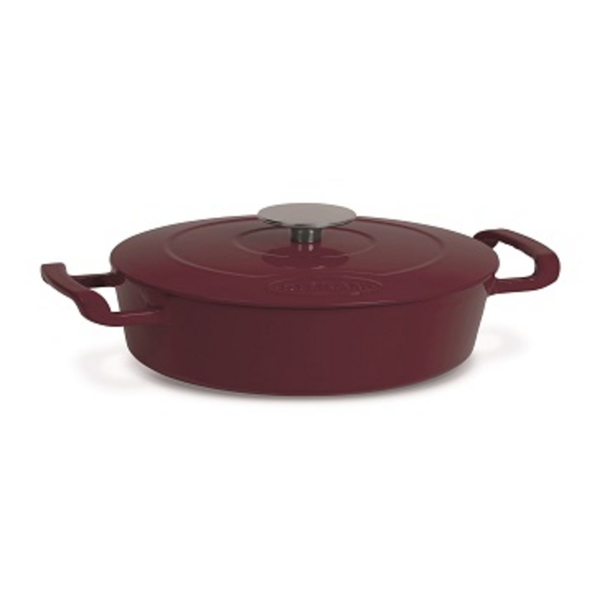 Sitram - 711069 cocotte fonte émaillée ronde 5l rouge intérieur