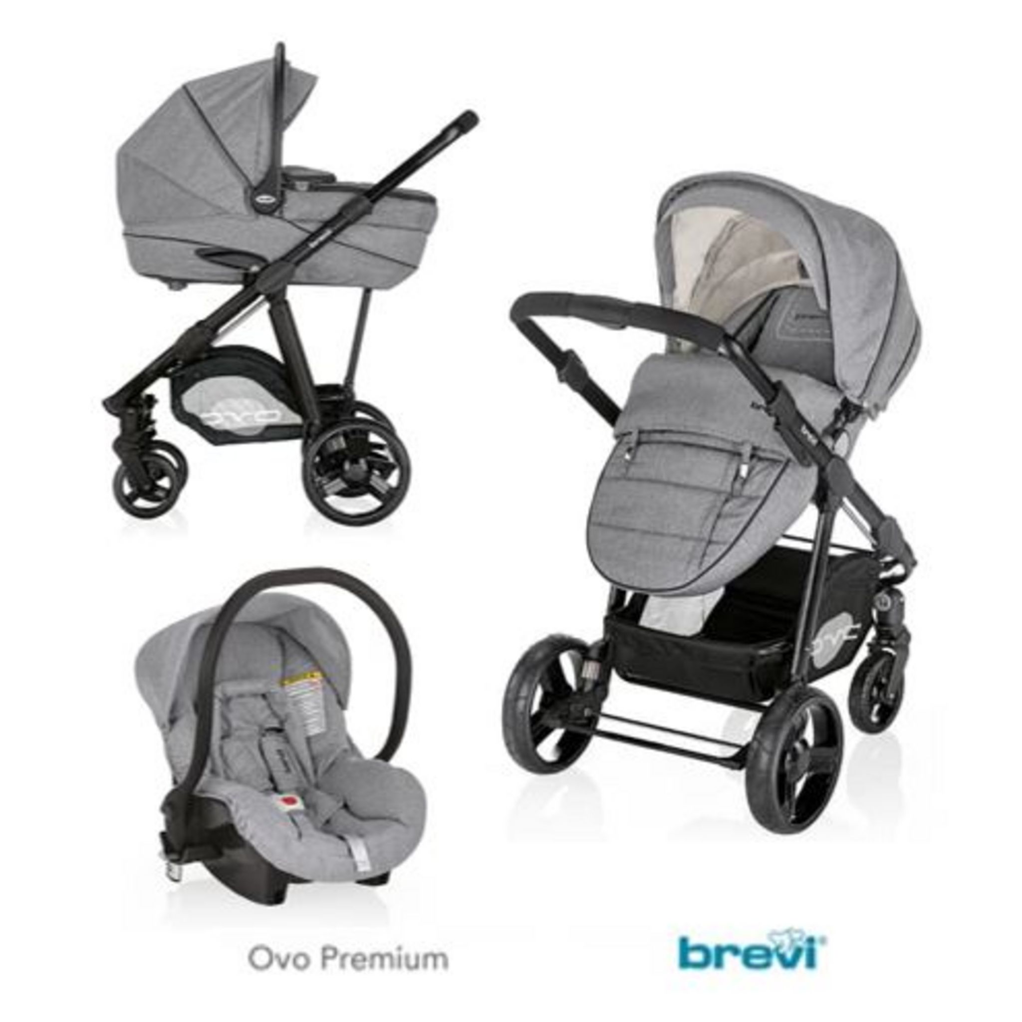 Poussette on sale brevi trio