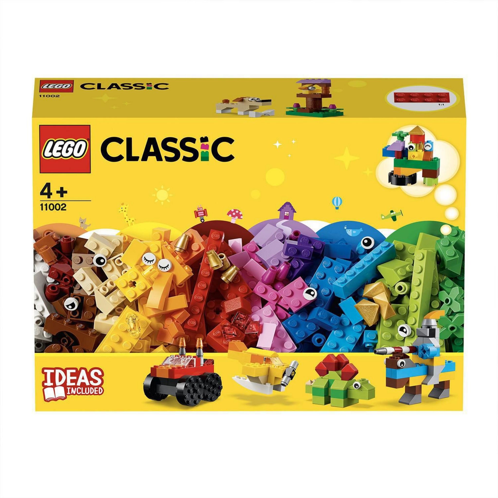 LEGO 11030 Classic Briques à Foison, Jouet Briques avec Emoji Smiley, Un  Perroquet, Une Fleur et Plus, Cadeau Créatif pour Enfants, Garçons, Filles