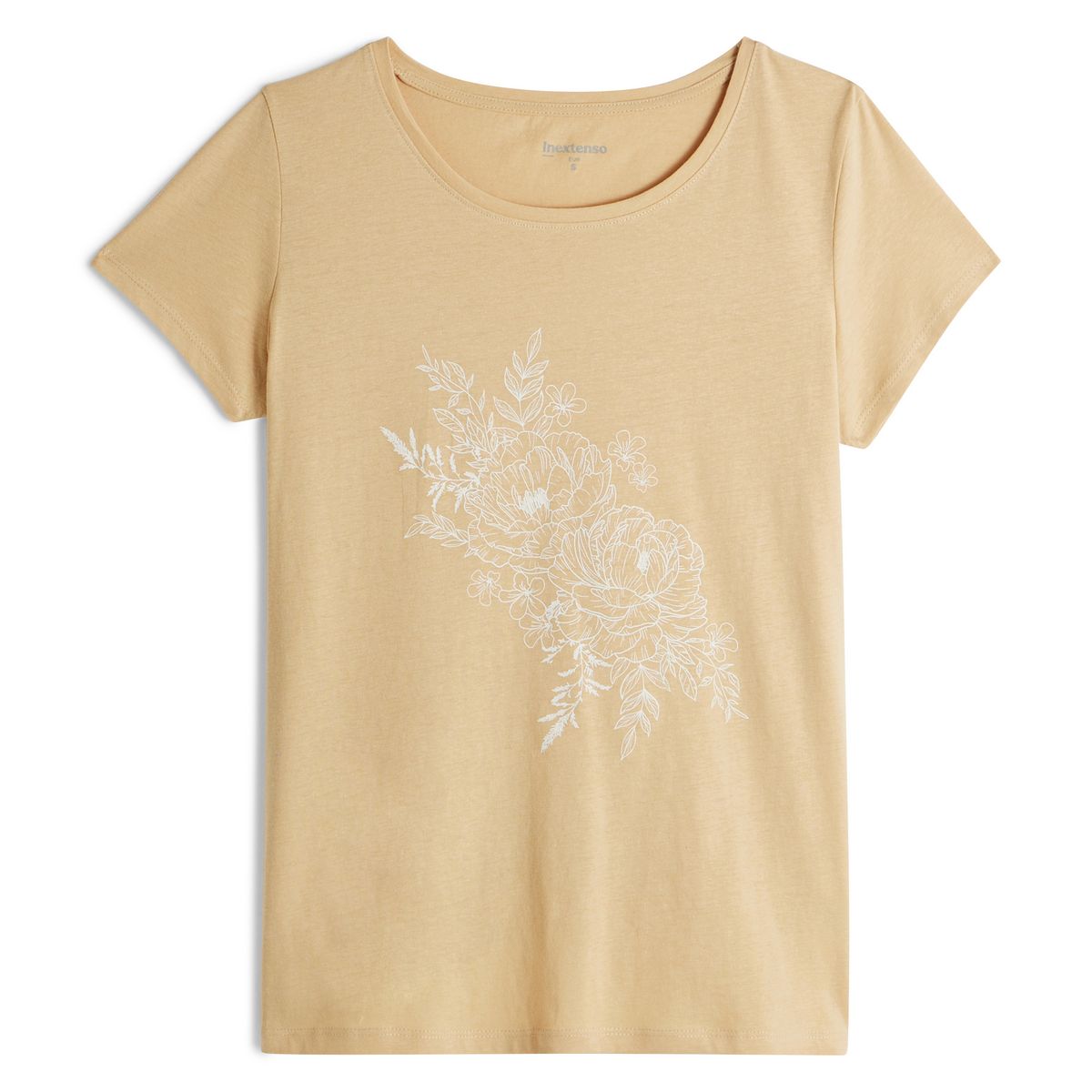 INEXTENSO T-shirt beige femme