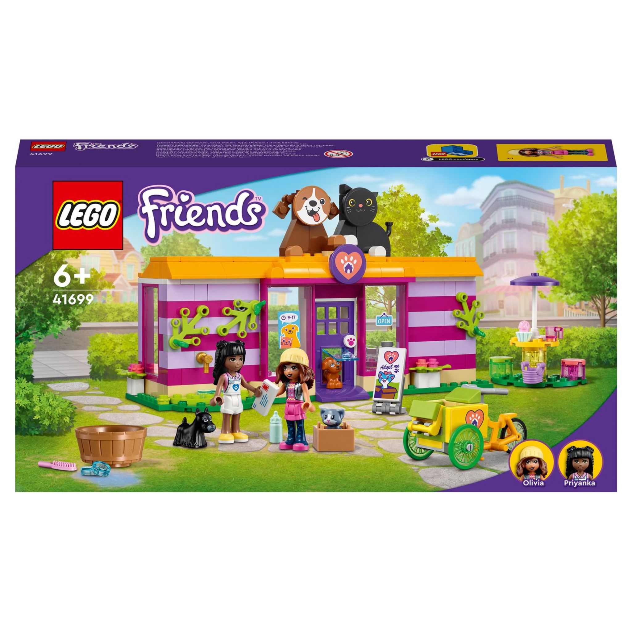 LEGO Friends 41727 pas cher, Le centre de sauvetage canin