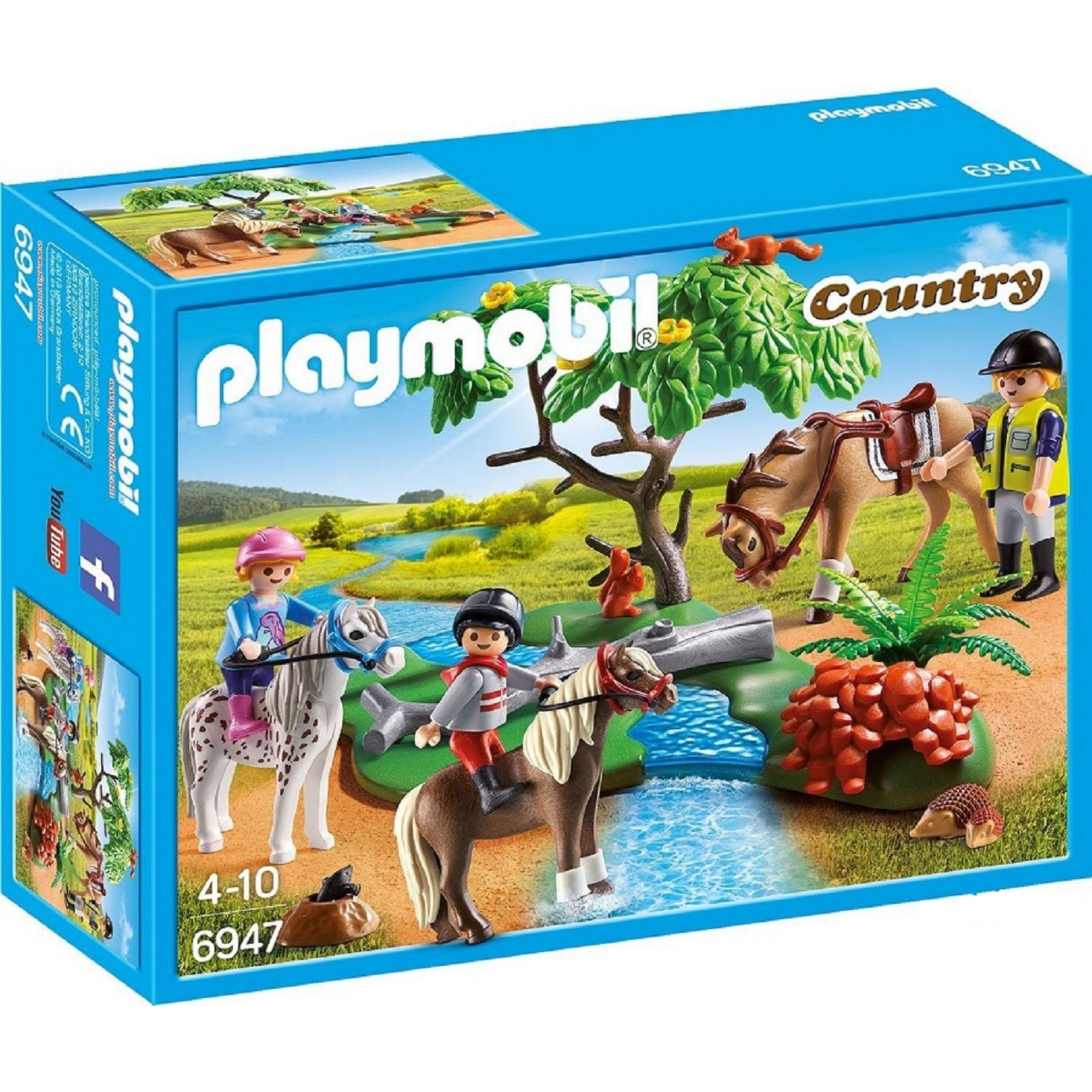 Cavalière et son poney Playmobil