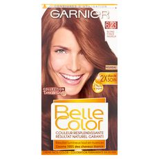 GARNIER BELLE COLOR Coloration Permanente Résultat Naturel - Couleur Resplendissante (6.23 Blond Halé)