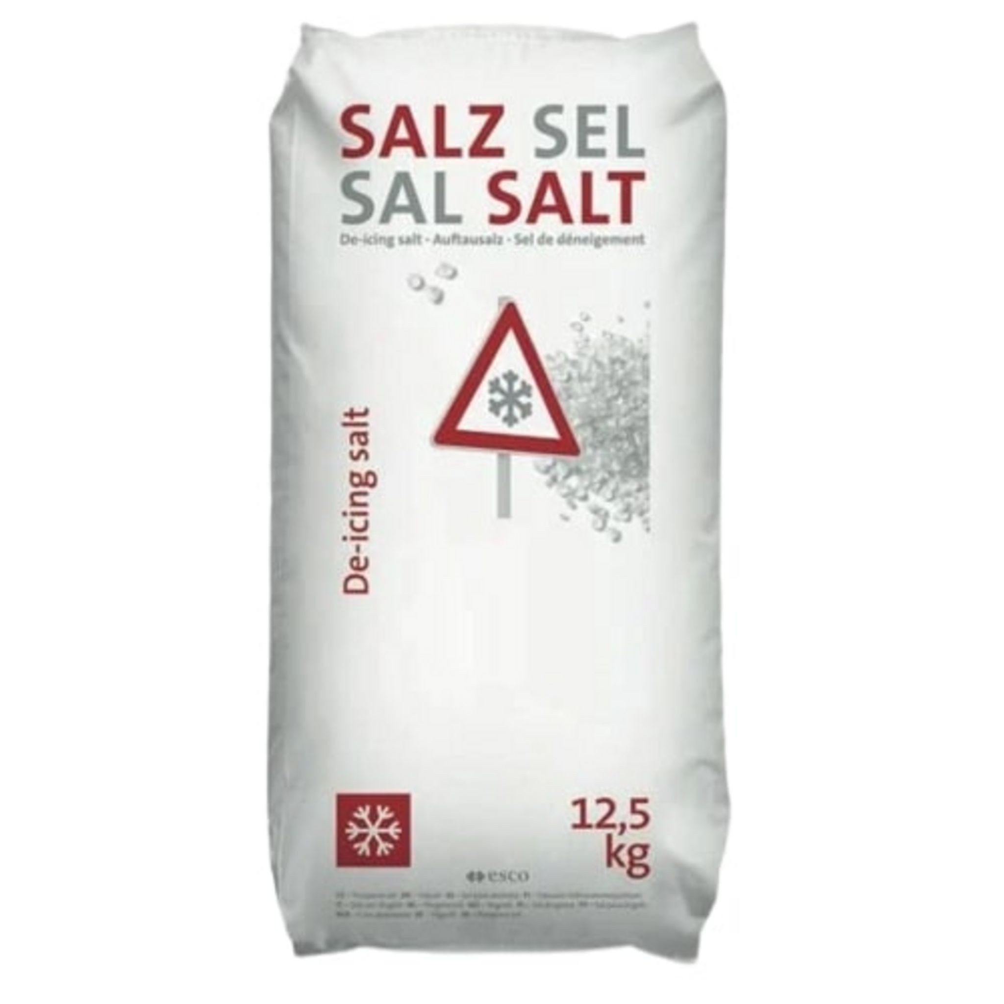 Sel de deneigement 5kg. Sac de sel neige. Gros sel 5kg. Sel pour