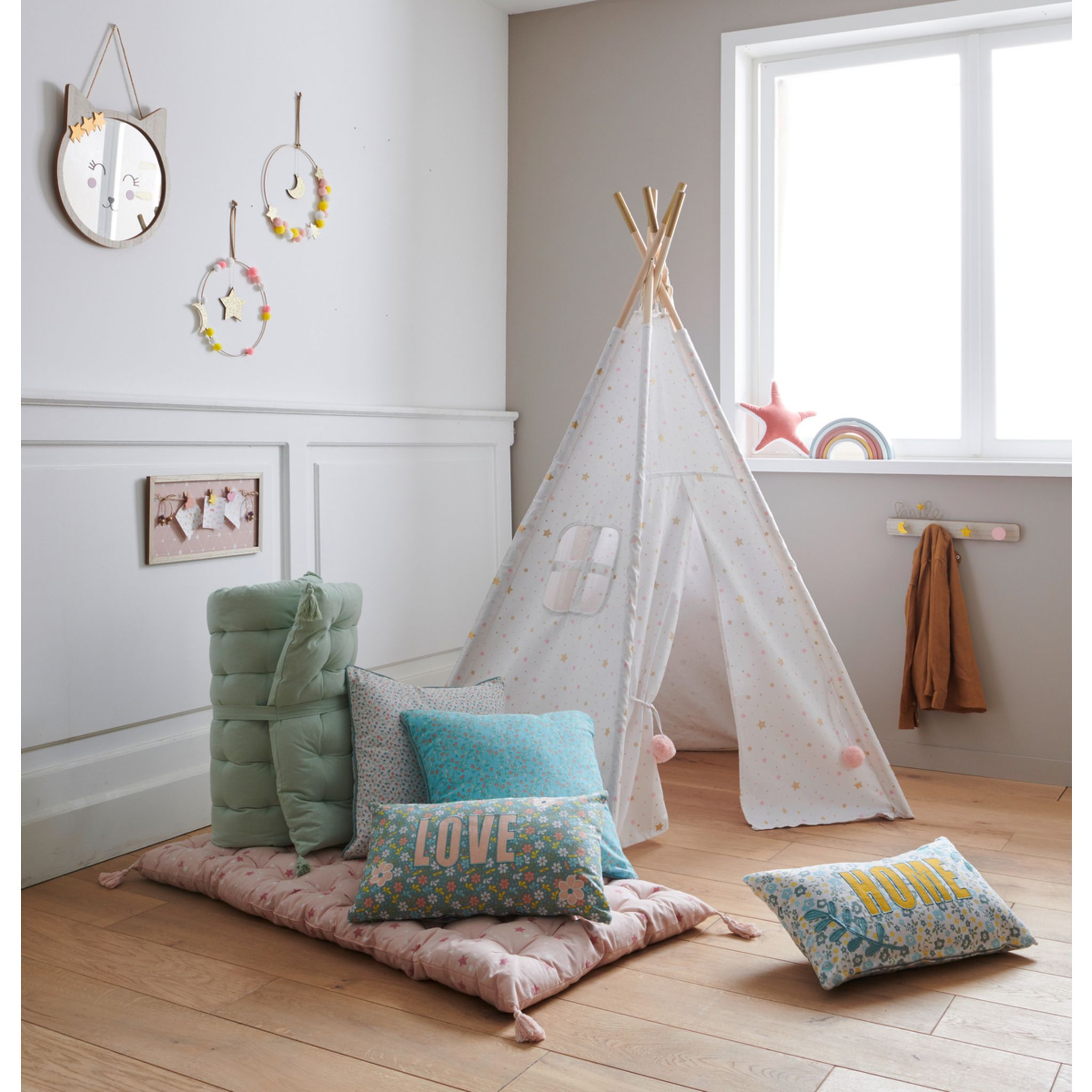 Petit tipi enfant interieur - Tipi enfant - ID Mômes