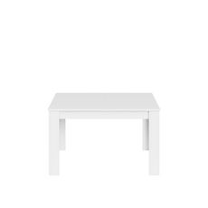 Table de séjour salle à manger extensible PAULA de 140 à 190 cm (Blanc brillant)