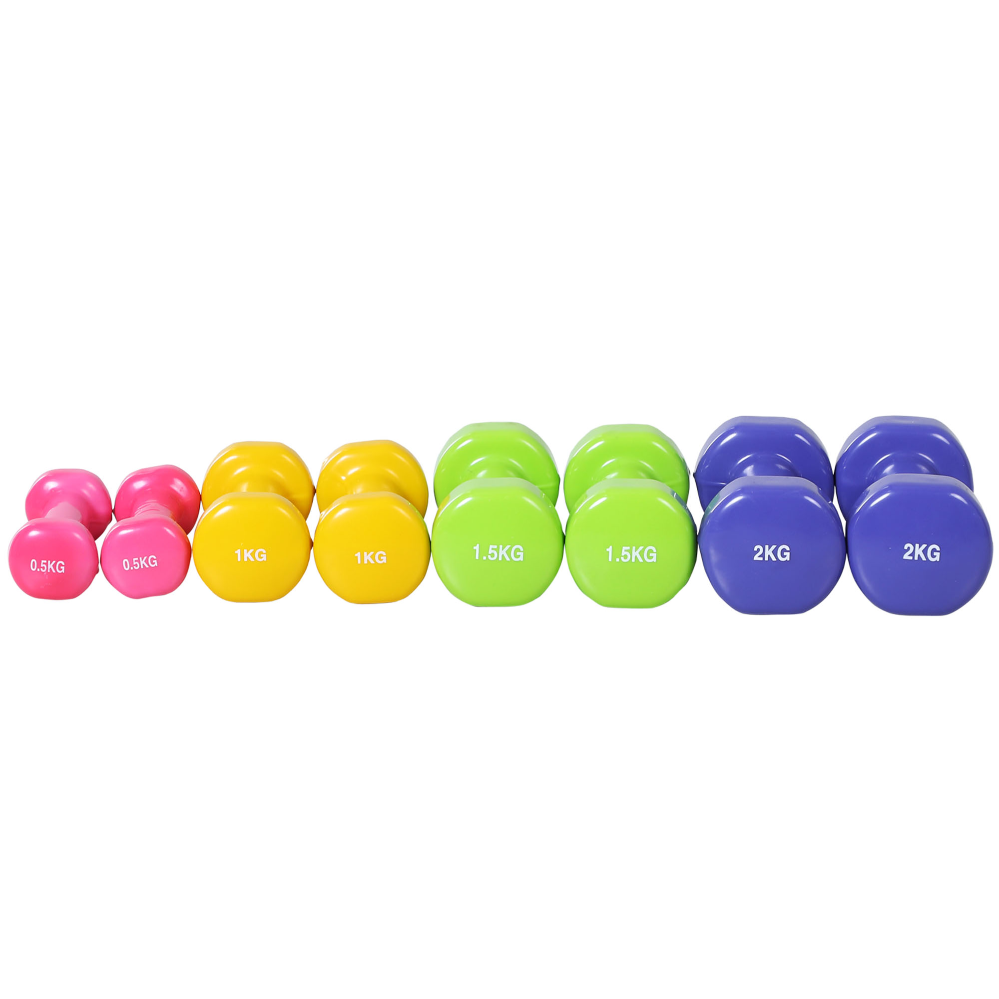 HOMCOM Ensemble d'haltères 2 pièces musculation 10 KG barre d