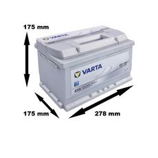 Varta Batterie Varta Silver Dynamic E38 12v 74ah 750A 574 402 075