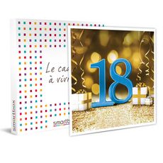 Smartbox Coffret Cadeau - Joyeux anniversaire ! 18 ans - 4140 escapades, repas, séances de bien-être et aventures sportives