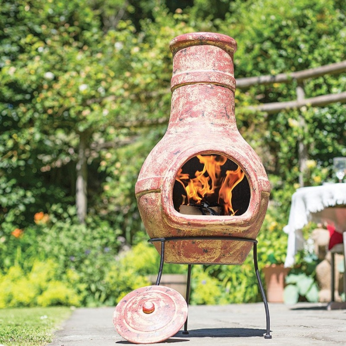 Brasero - Petite cheminée mexicaine en fonte - Barbecue