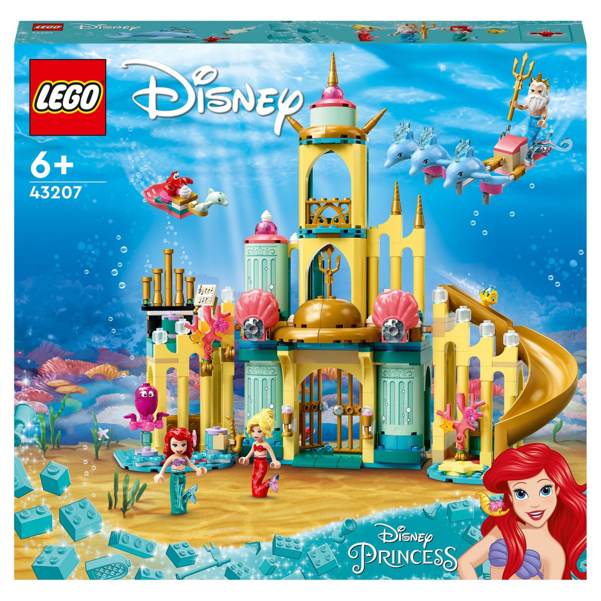 LEGO 43219 Disney Princess Châteaux Créatifs, Jouet Château avec  Mini-Poupées Belle et Cendrillon et Boîte de Rangement en Briques, Enfants,  Filles et Garçons 6 Ans : : Jeux et Jouets