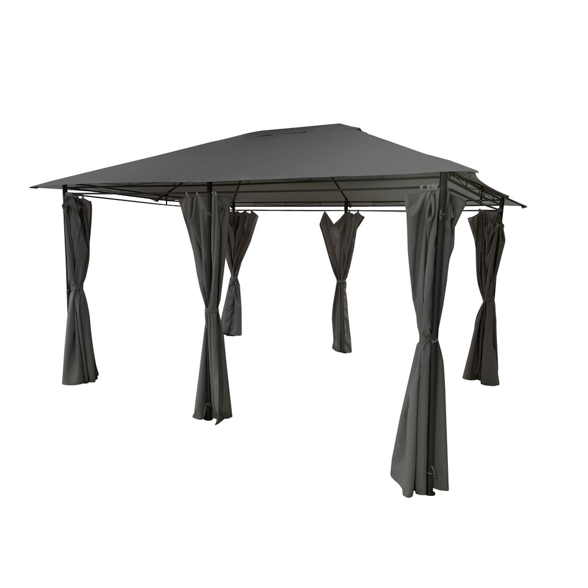 Maison Exclusive - Tonnelle avec toit double 3x4 m Anthracite