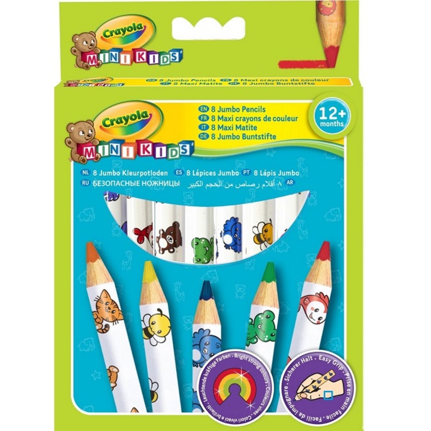 Maped - Maxi Crayons de Couleur Color'Peps - Premiers Crayons de