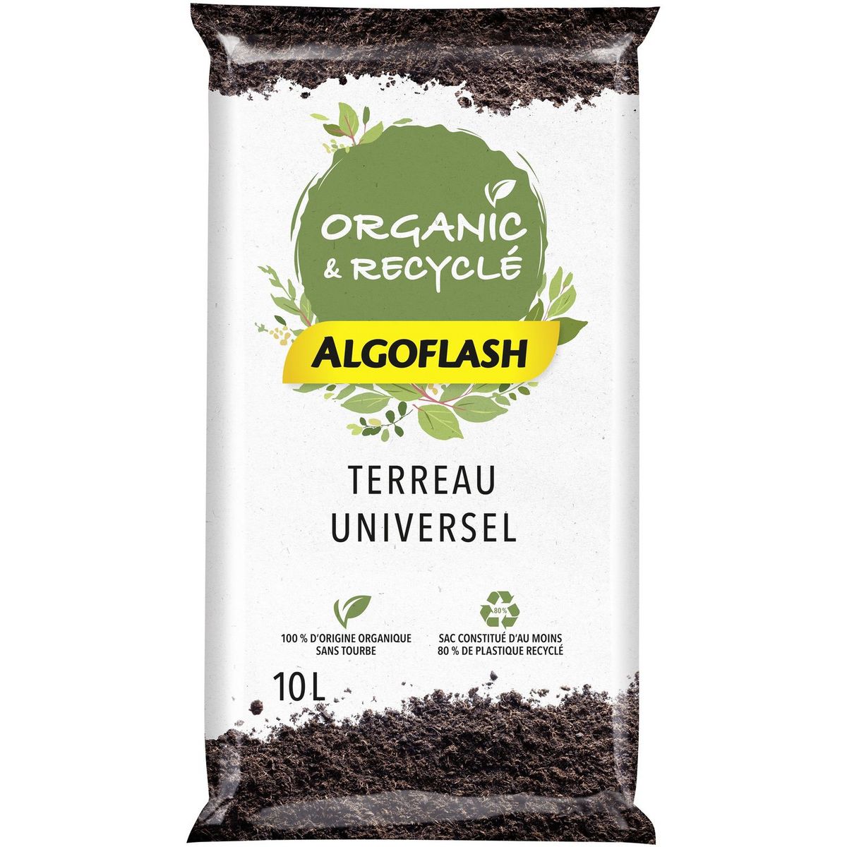 ALGOFLASH Terreau universel organic 10L