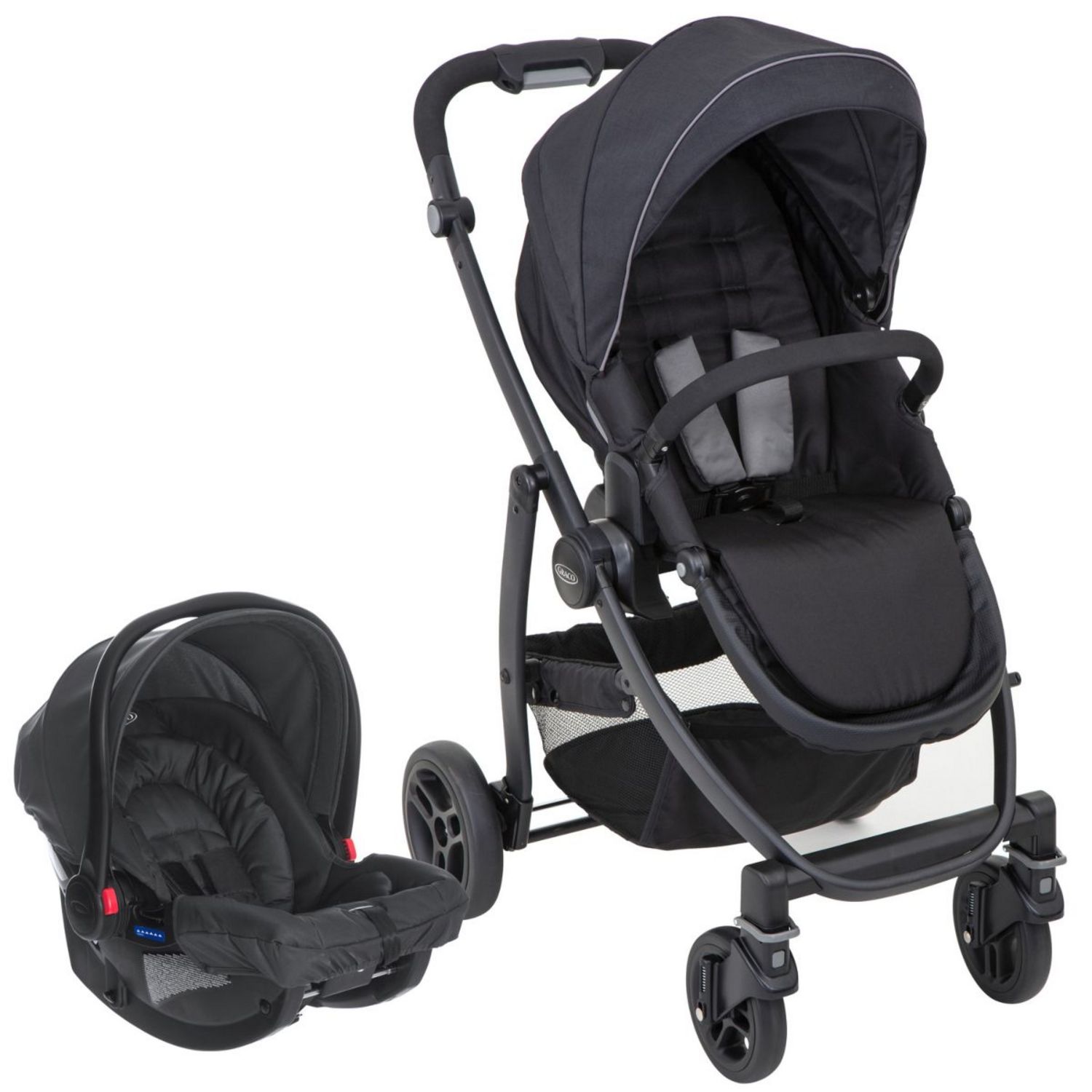 Poussette graco evo shop trio pas cher