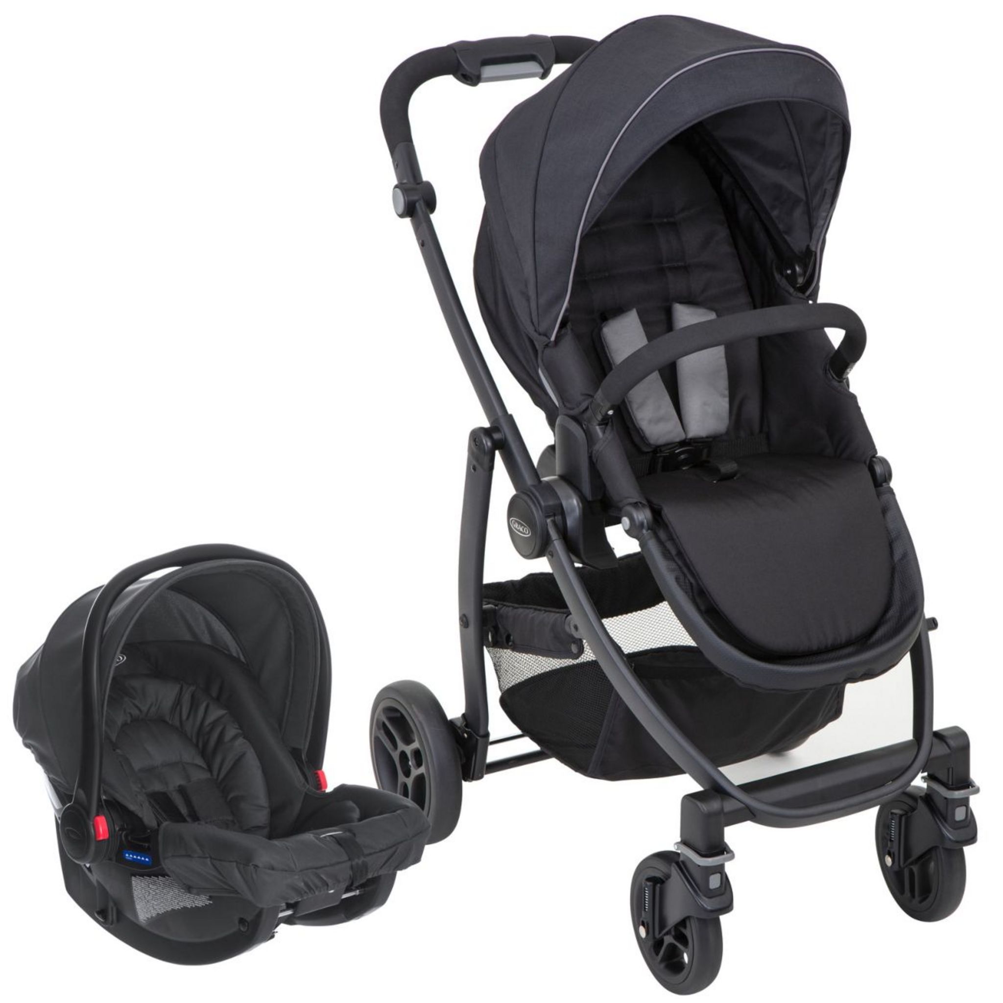 Poussette graco cheap evo ts charcoal