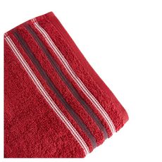 Drap de douche fantaisie en coton 360 gsm (Rouge )