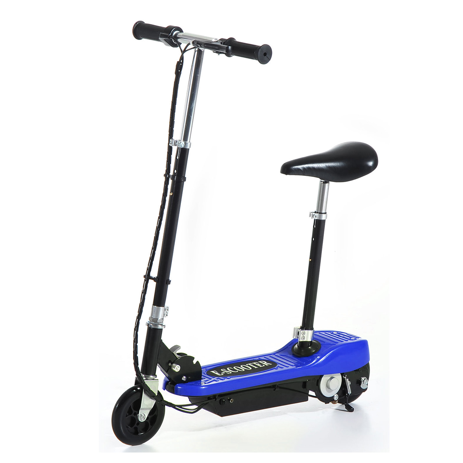 HOMCOM Trottinette électrique 120 W Pliable pour Enfant 7-14 Ans 12 Km/h  Max. autonomie 10 Km Max. Bleu : : Sports et Loisirs