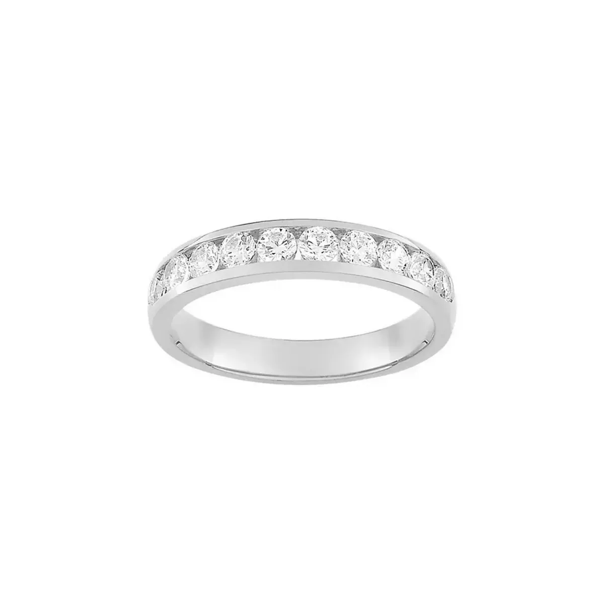 Tousmesbijoux Alliance Femme - Or 18 Carats - Diamant 0,6 Carats