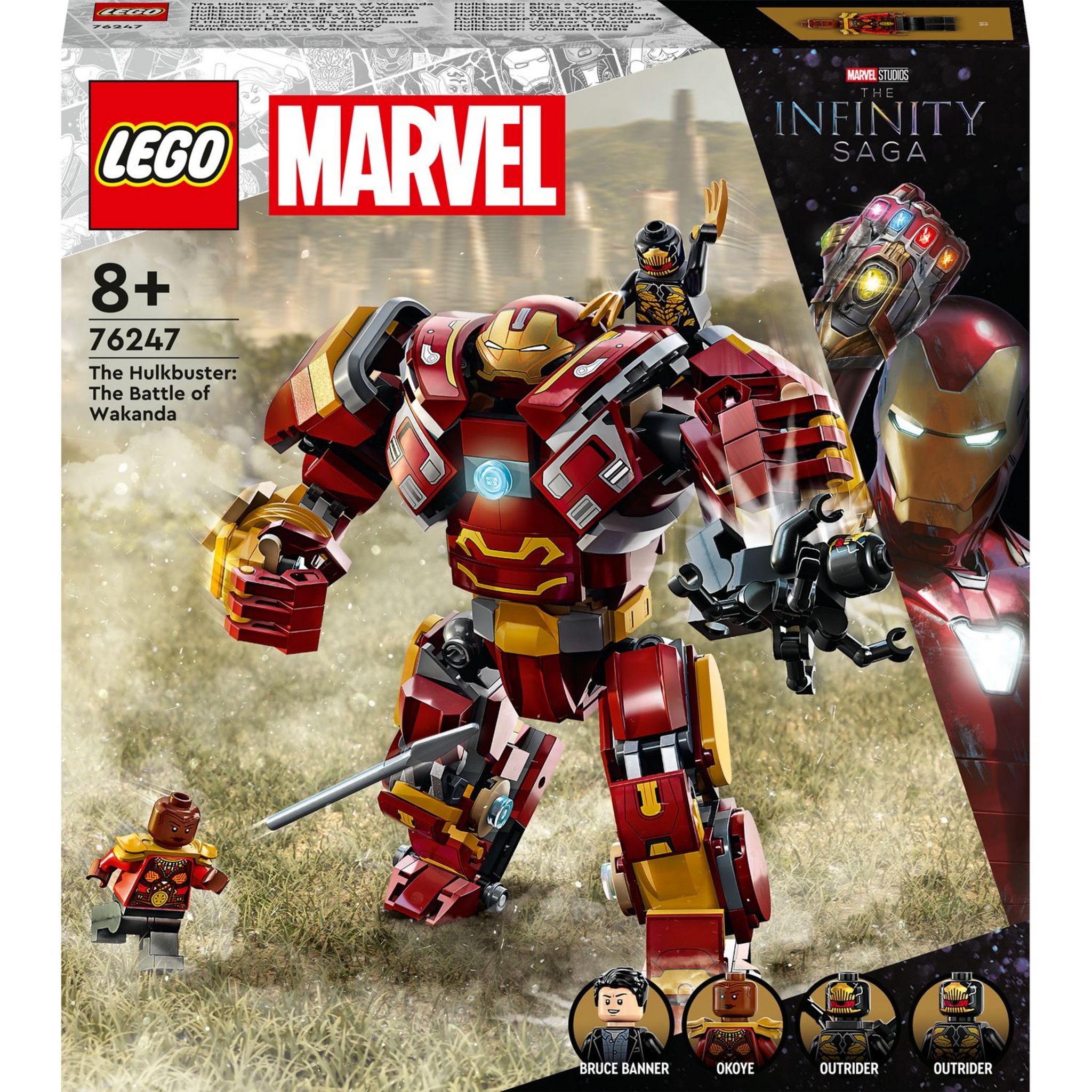 LEGO Marvel Super Heros 76247 Hulkbuster : La bataille du Wakand, Figurine,  Jouet à Construire avec Minifigurine Hulk Bruce Banner, Avengers : Infinity  War pas cher 