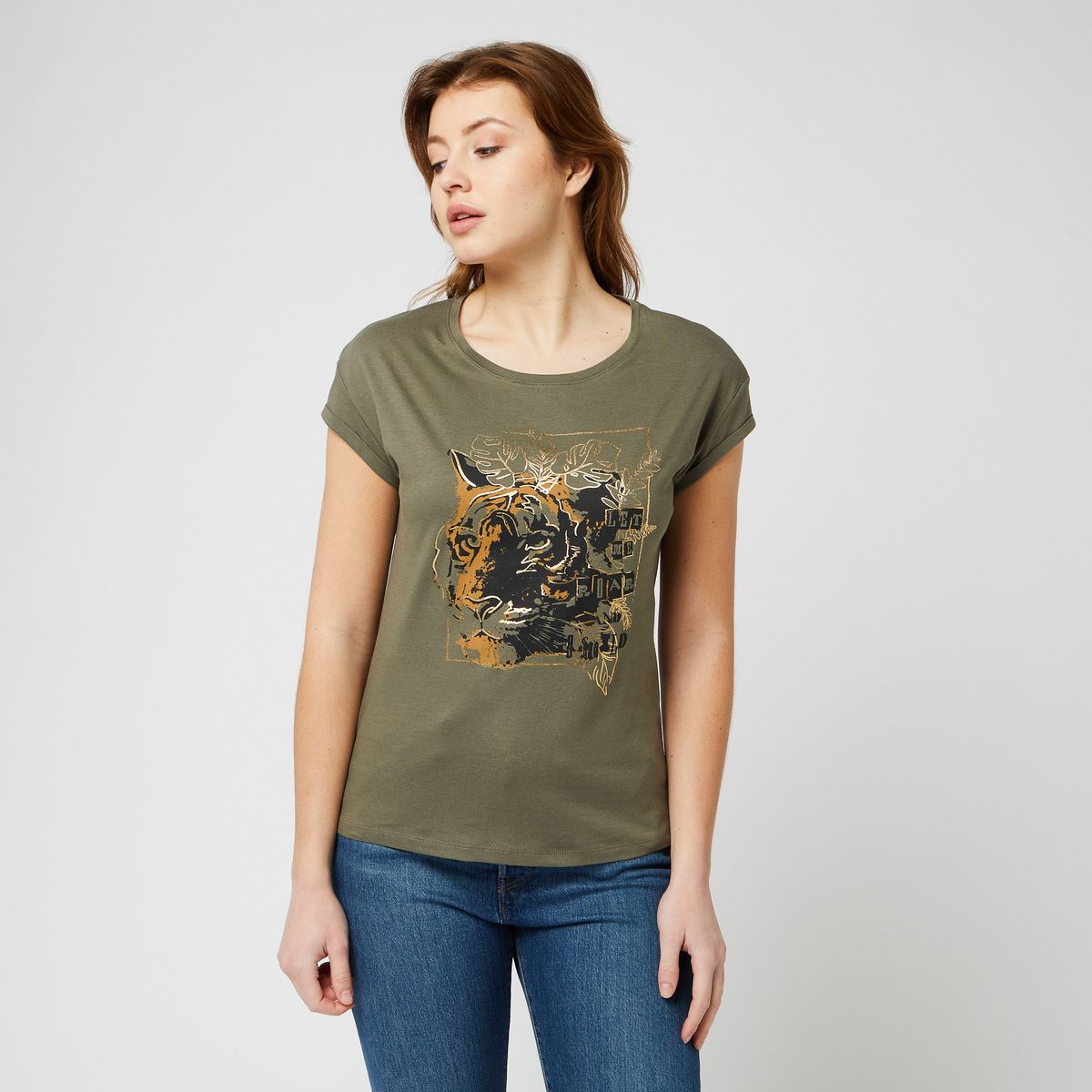 T shirt vert femme