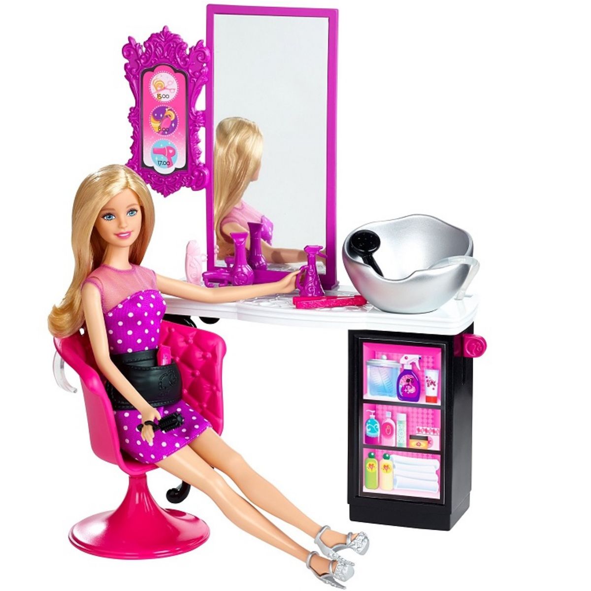 MATTEL Barbie boutique Malibu salon de coiffure pas cher 