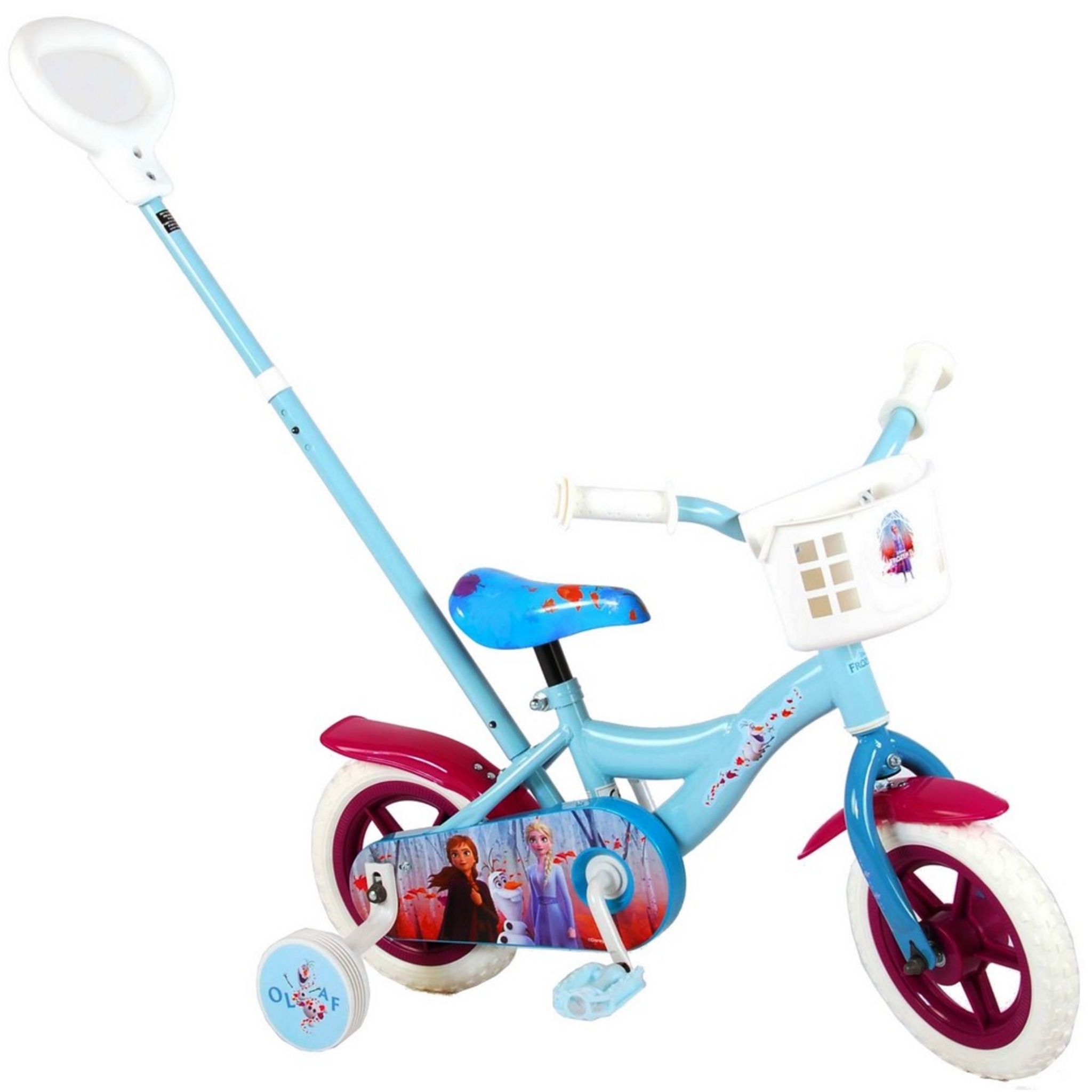 Vélo Disney Pat Patrouille 10 pouces avec canne parentale