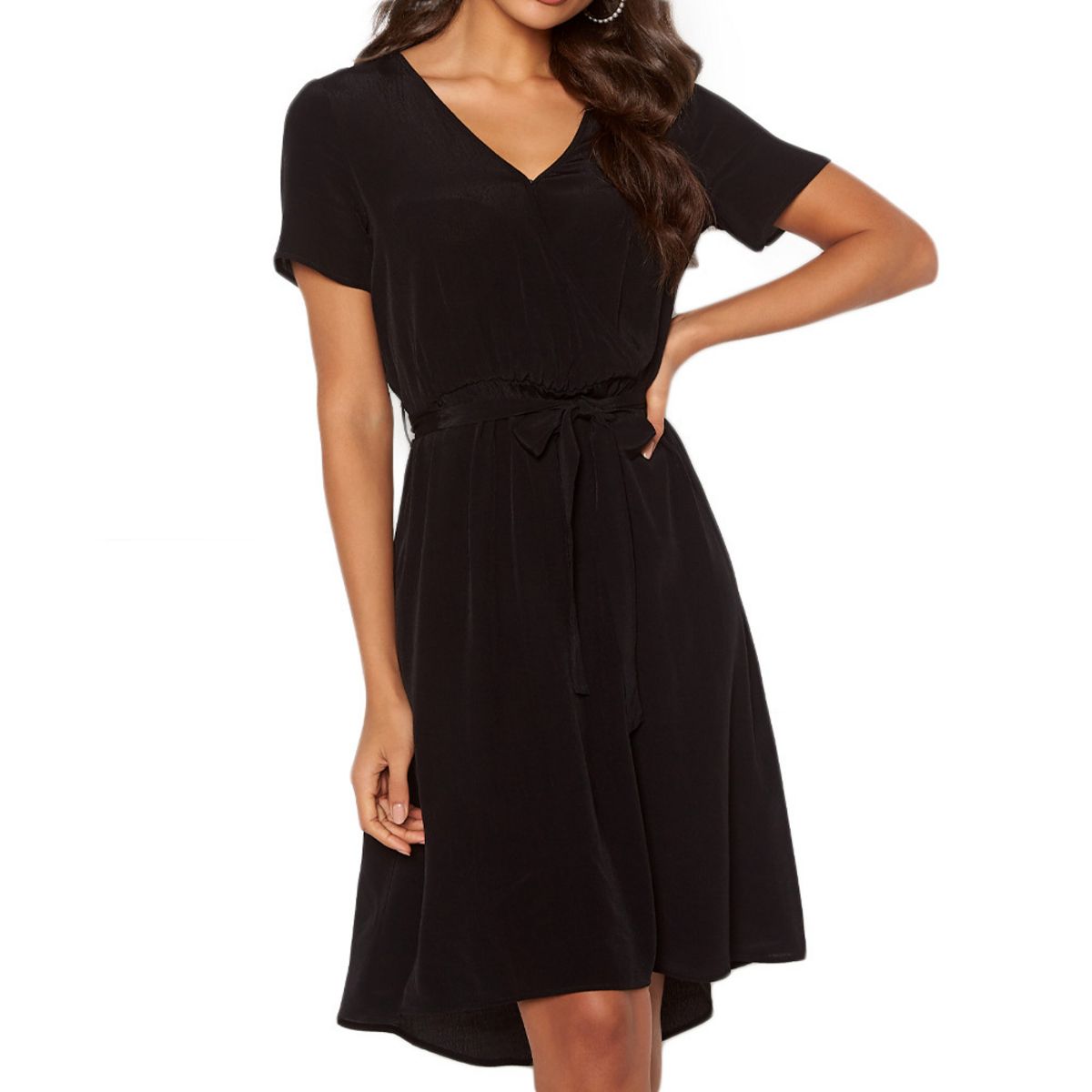 Robe cache c ur Noir Femme Vila Primera pas cher Auchan