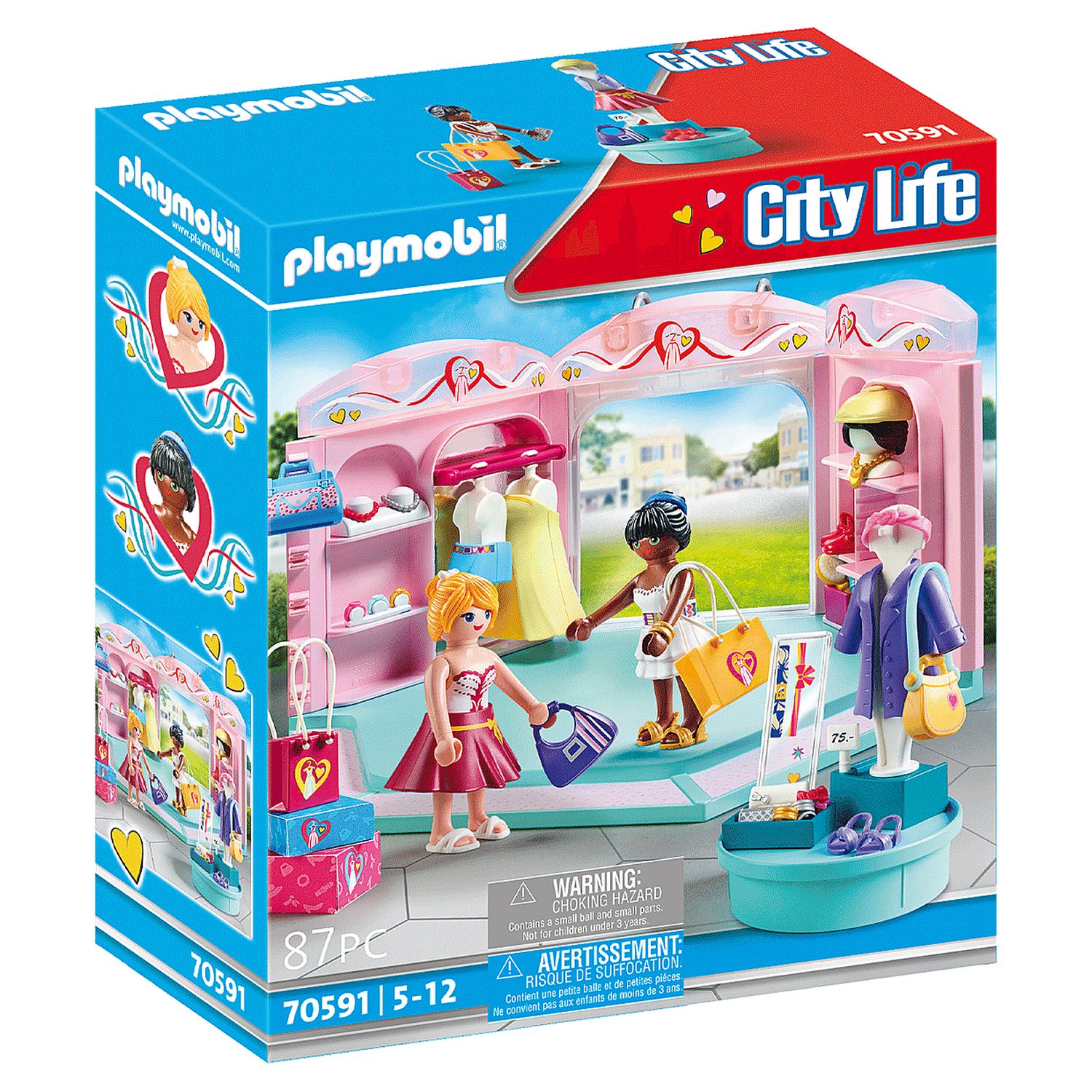 Playmobil City Life 71333 pas cher, Boutique de l'école