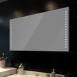 Miroir de salle de bain avec lumieres LED 100 x 60 cm (L x H)