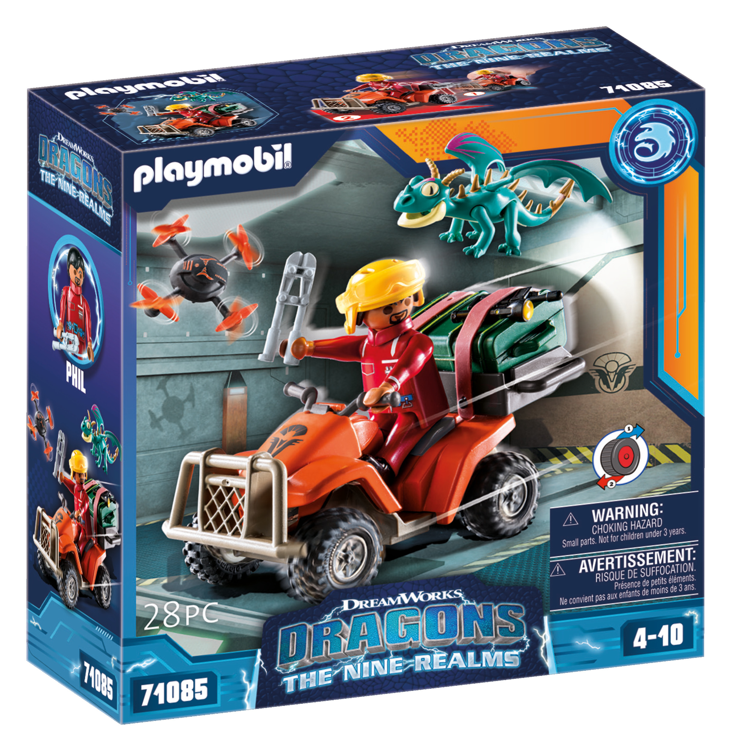 playmobil 71085 - dragons nine realms icaris quad