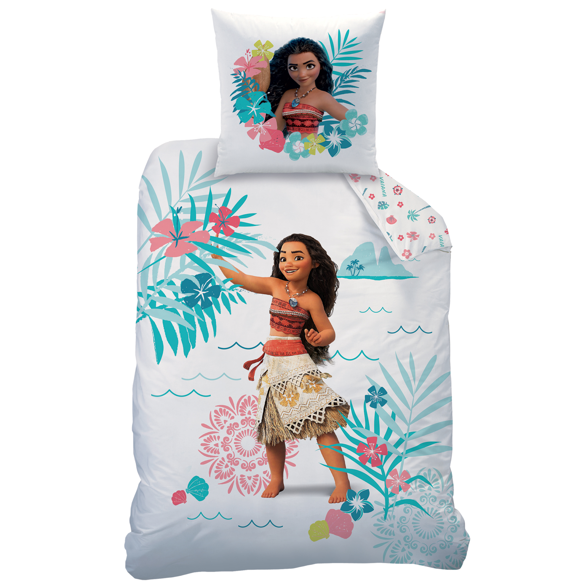 Vaiana Disney- Couette imprimée Enfant - Couvre lit - 1001 Nuits