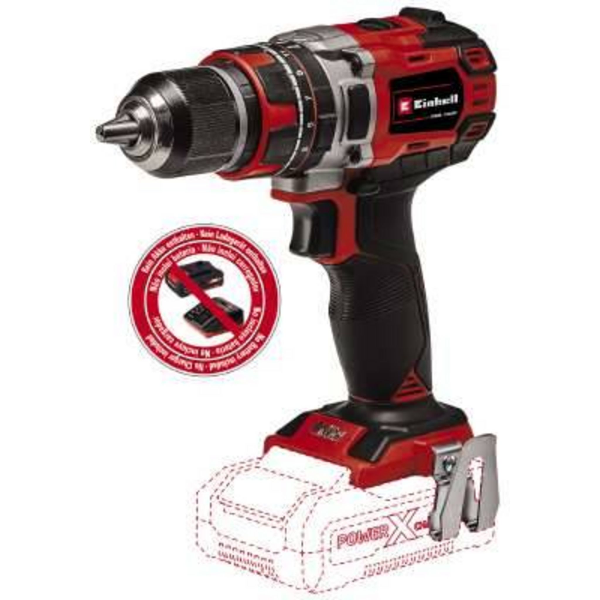 Einhell perceuse à percussion sans fil te-cd 18/2 li-i kit 18 v EINHELL Pas  Cher 