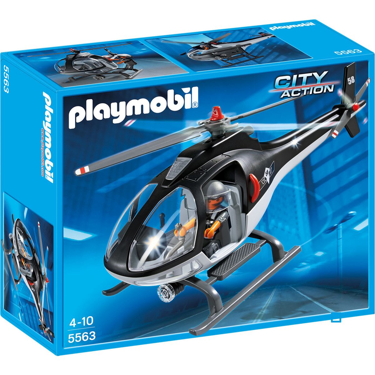 playmobil hélicoptère