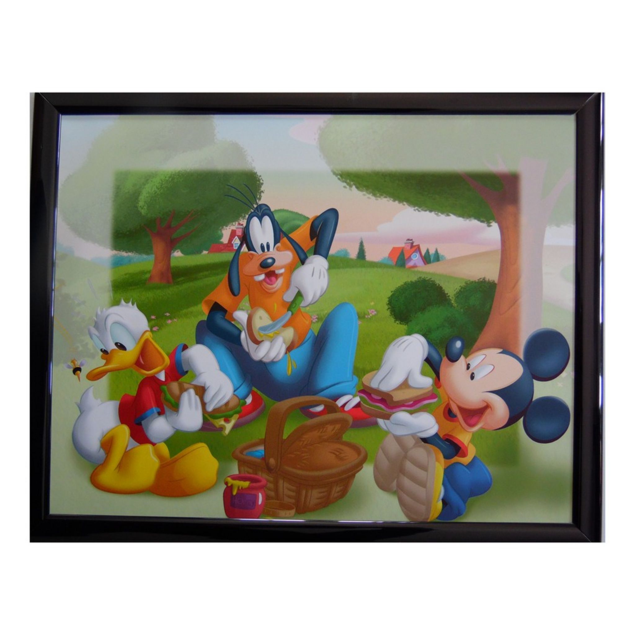 Tableau Taz Disney looney tunes cadre 23 x 23 cm enfant 