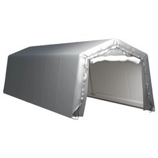 VIDAXL Tente de rangement 300x900 cm Acier Gris