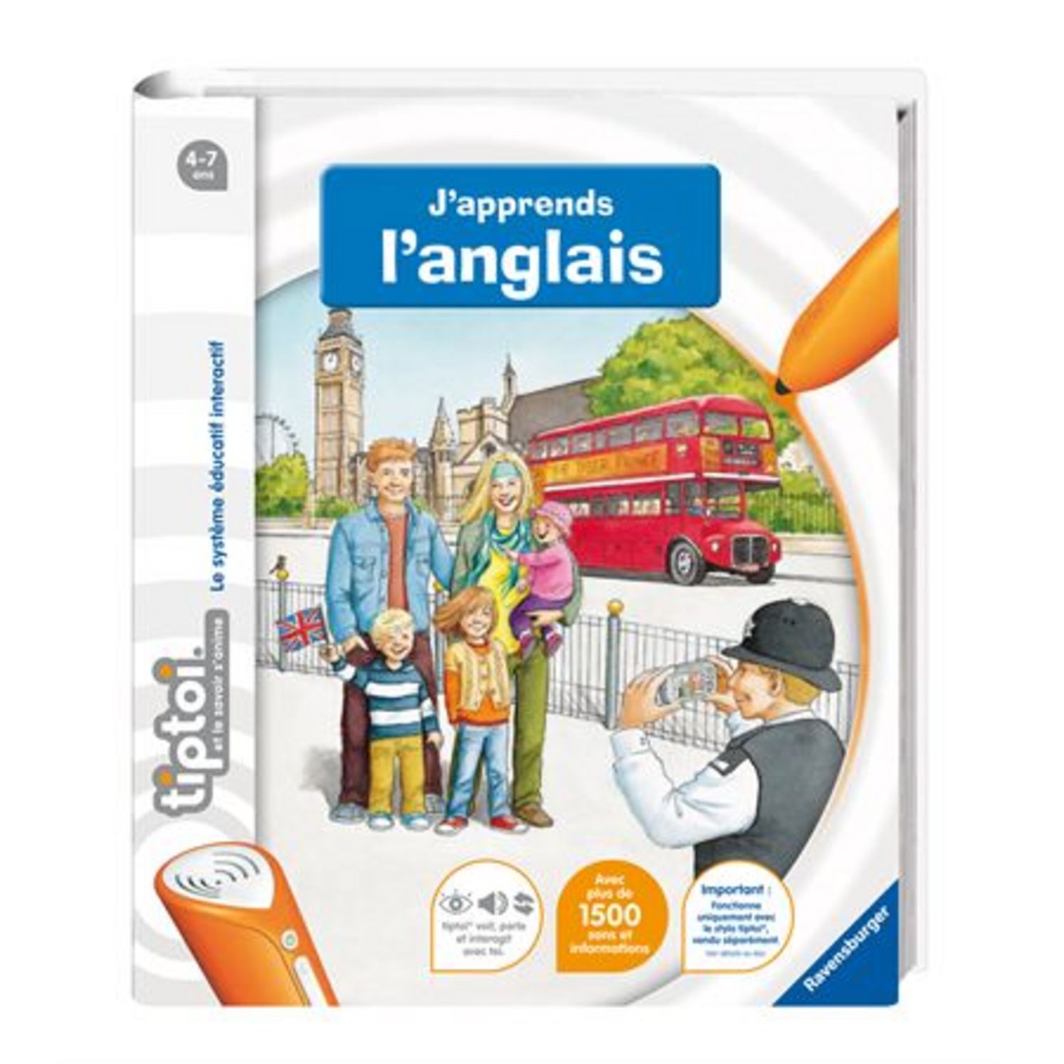 Tiptoi - coffret complet lecteur interactif + livre imagier a la