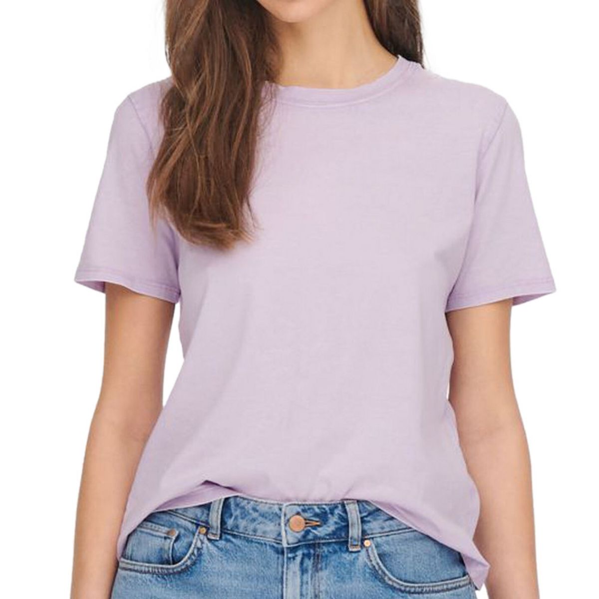 Tee shirt mauve femme on sale