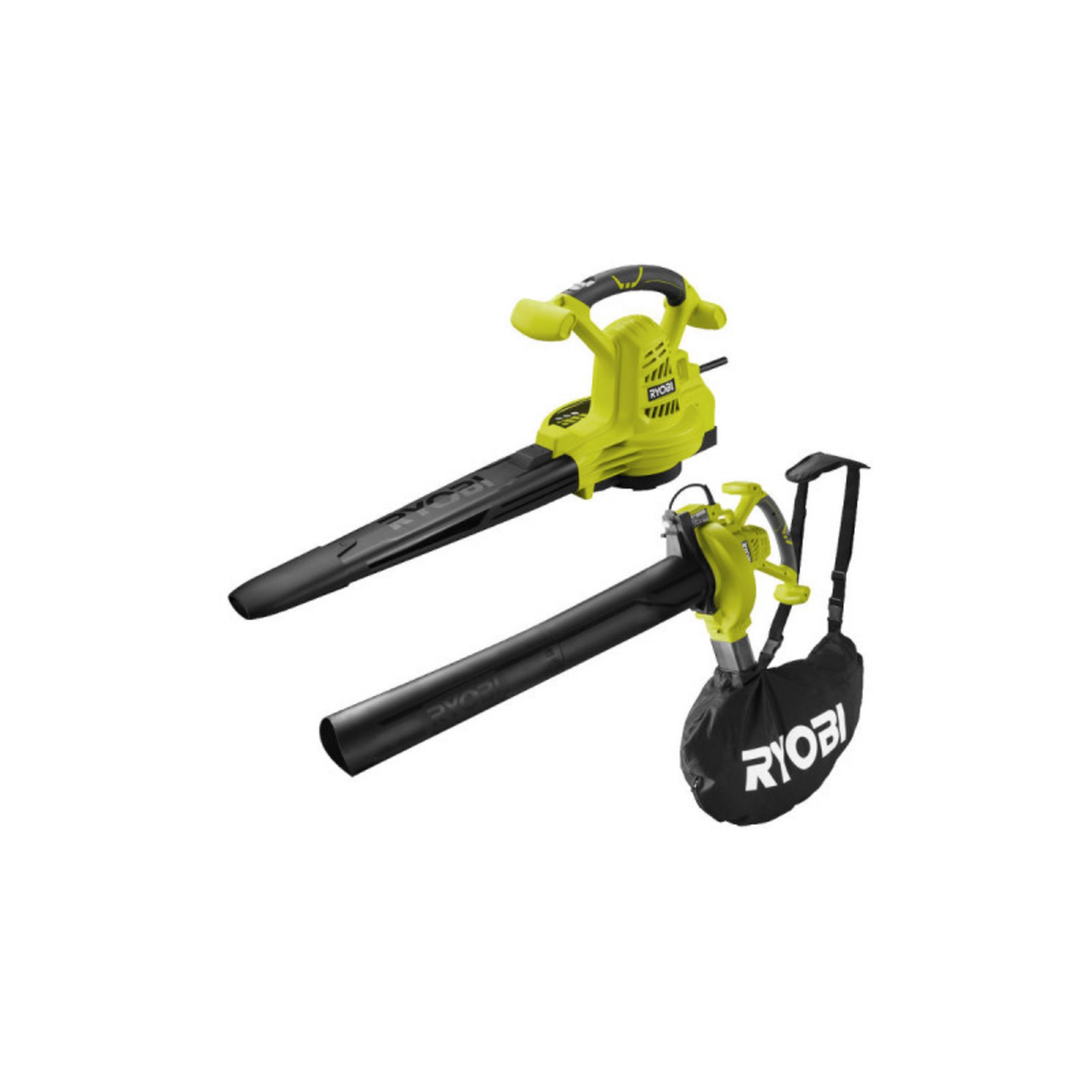 Souffleurs à feuilles électriques, aspirateur souffleur de jardin sans fil  à batterie Ryobi