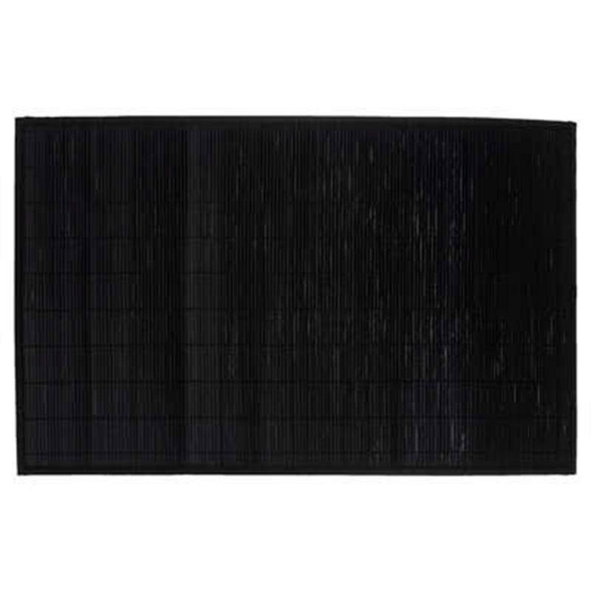  Tapis en Bambou  Latte  120x170cm Noir