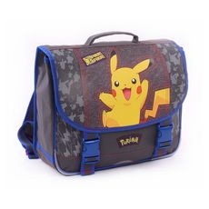 Cartable 38cm garcon Pokemon gris pas cher Auchan