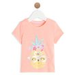 INEXTENSO T-shirt ananas en coton bébé fille. Coloris disponibles : Rose